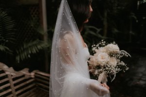 A tale to remember by Harriett Falvey showcasing her latest custom designs including Wedding dresses, veils, capes, jackets, reception dresses and bridal separates